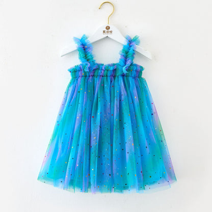 Vestido de tul de colores para niños 