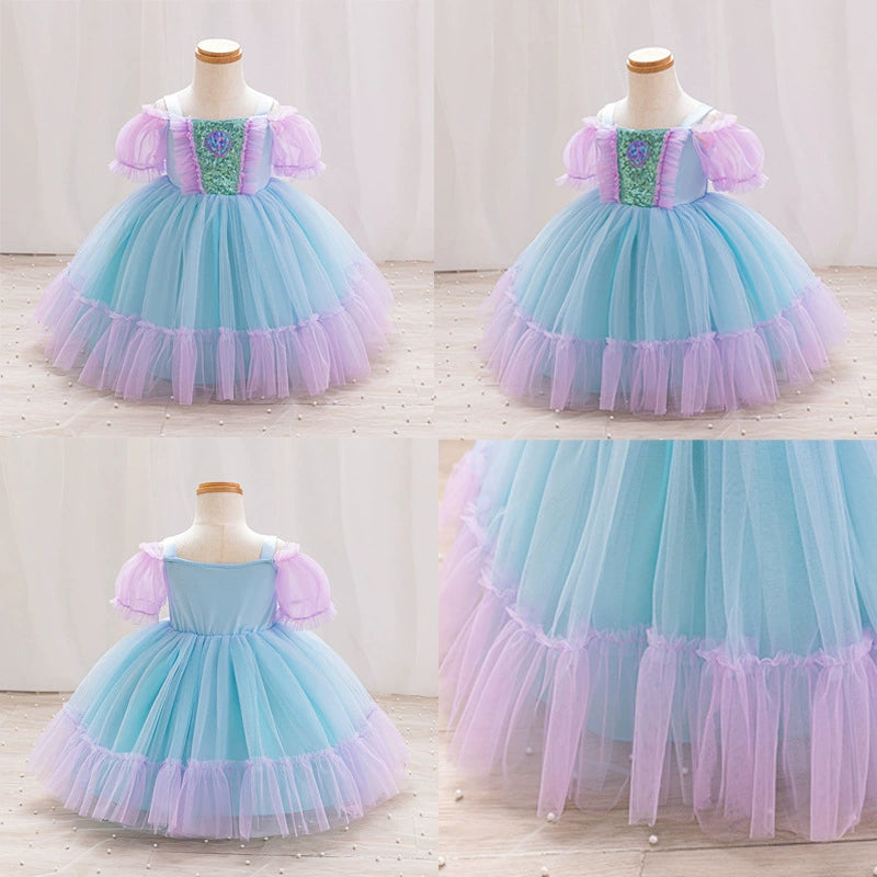 Children's Sequined Tulle Dress