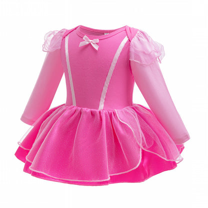 Pink Children's Dress with Bow
