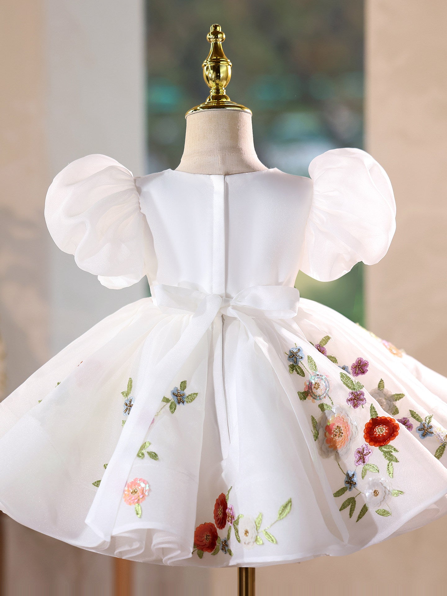 Bouffant Floral Party Dress