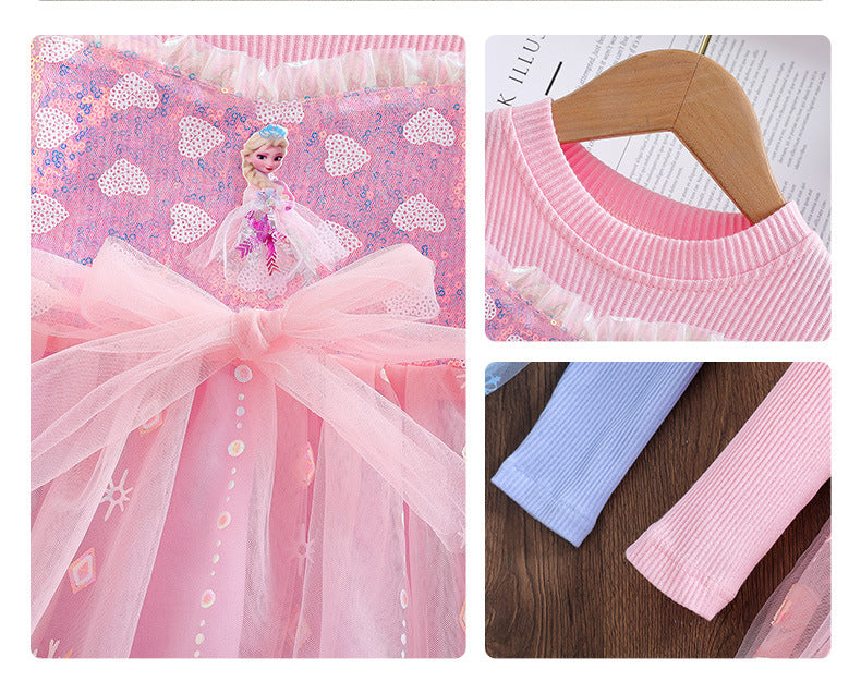 Children's Tulle Dress with Bows