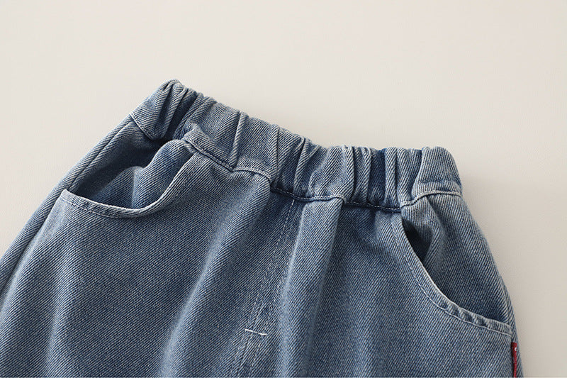 Boys' 3-Piece Set with Pockets and Jeans