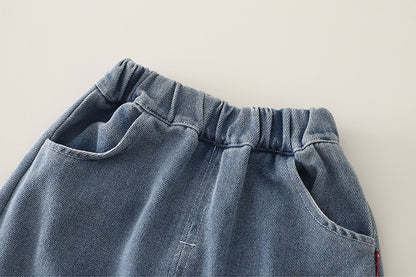 Boys' 3-Piece Set with Pockets and Jeans