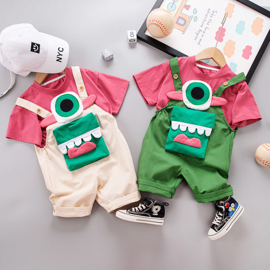 Children's overalls, Monsters Inc.