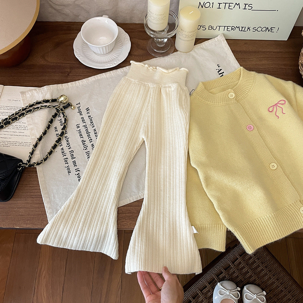 Girls' Knitted Trousers