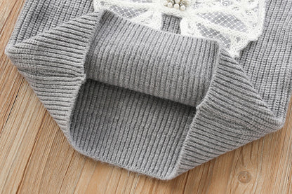 Children's Set with Bow and Glitter