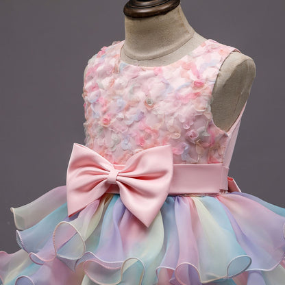 Children's Layered Dress in Colors