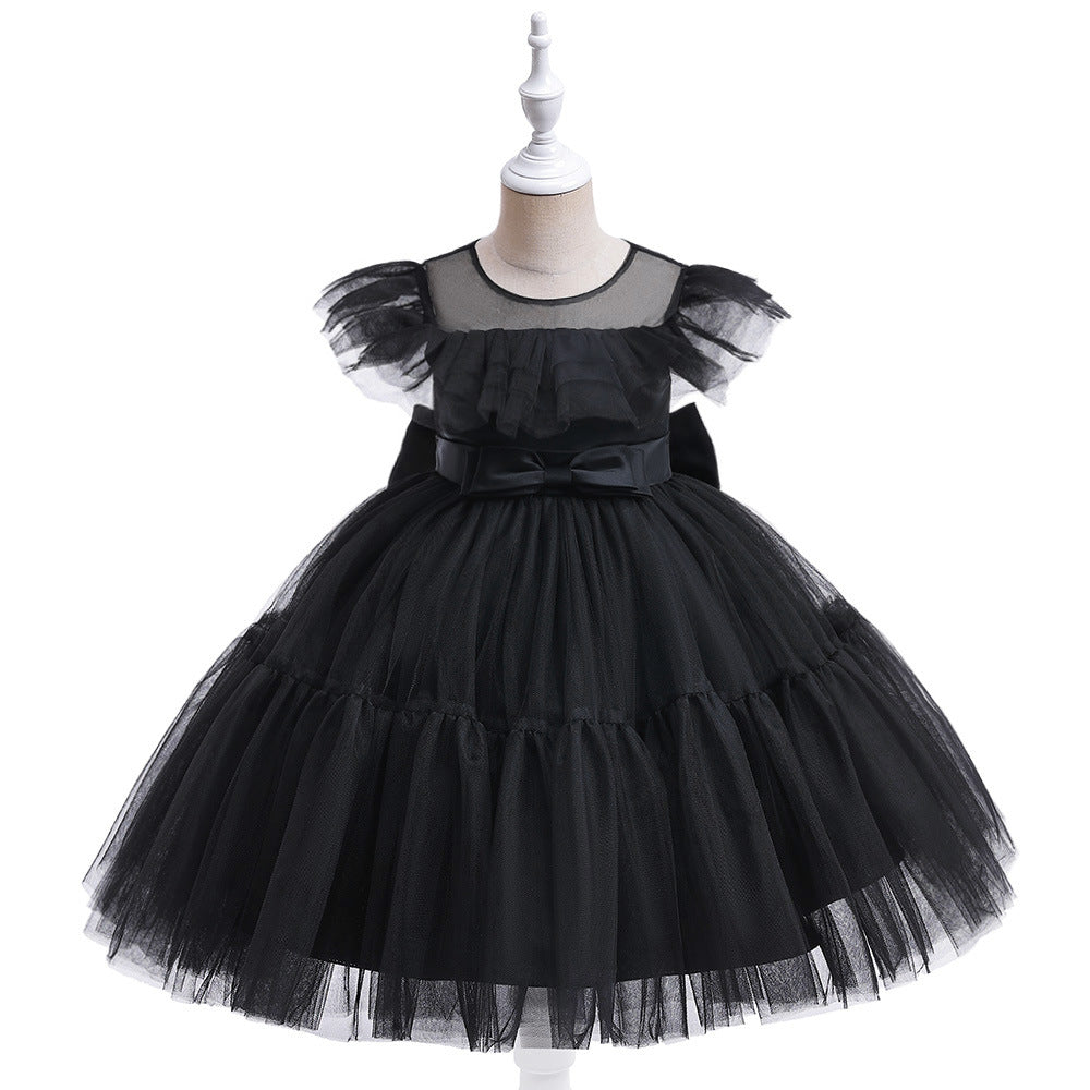 Vestido de tul plisado para niña 