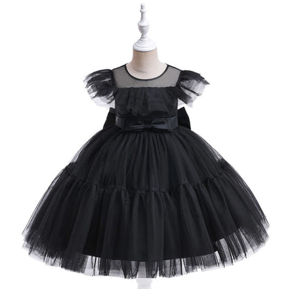 Vestido de tul plisado para niña 