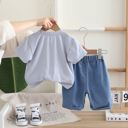 Children's Outfit with Puppy and Jeans