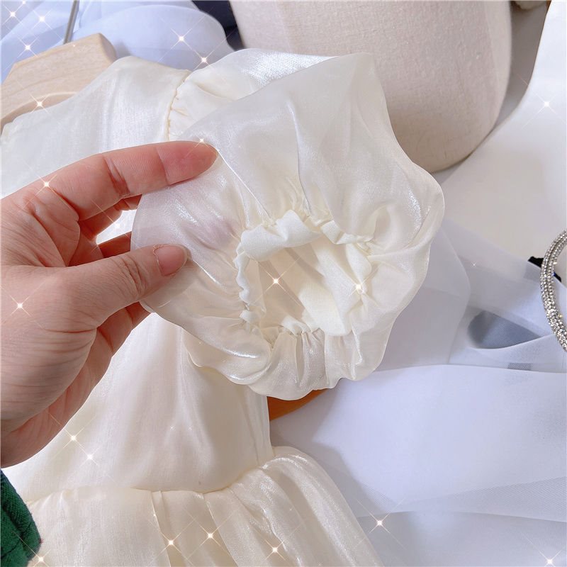 Vestido de encaje de tul para niña 