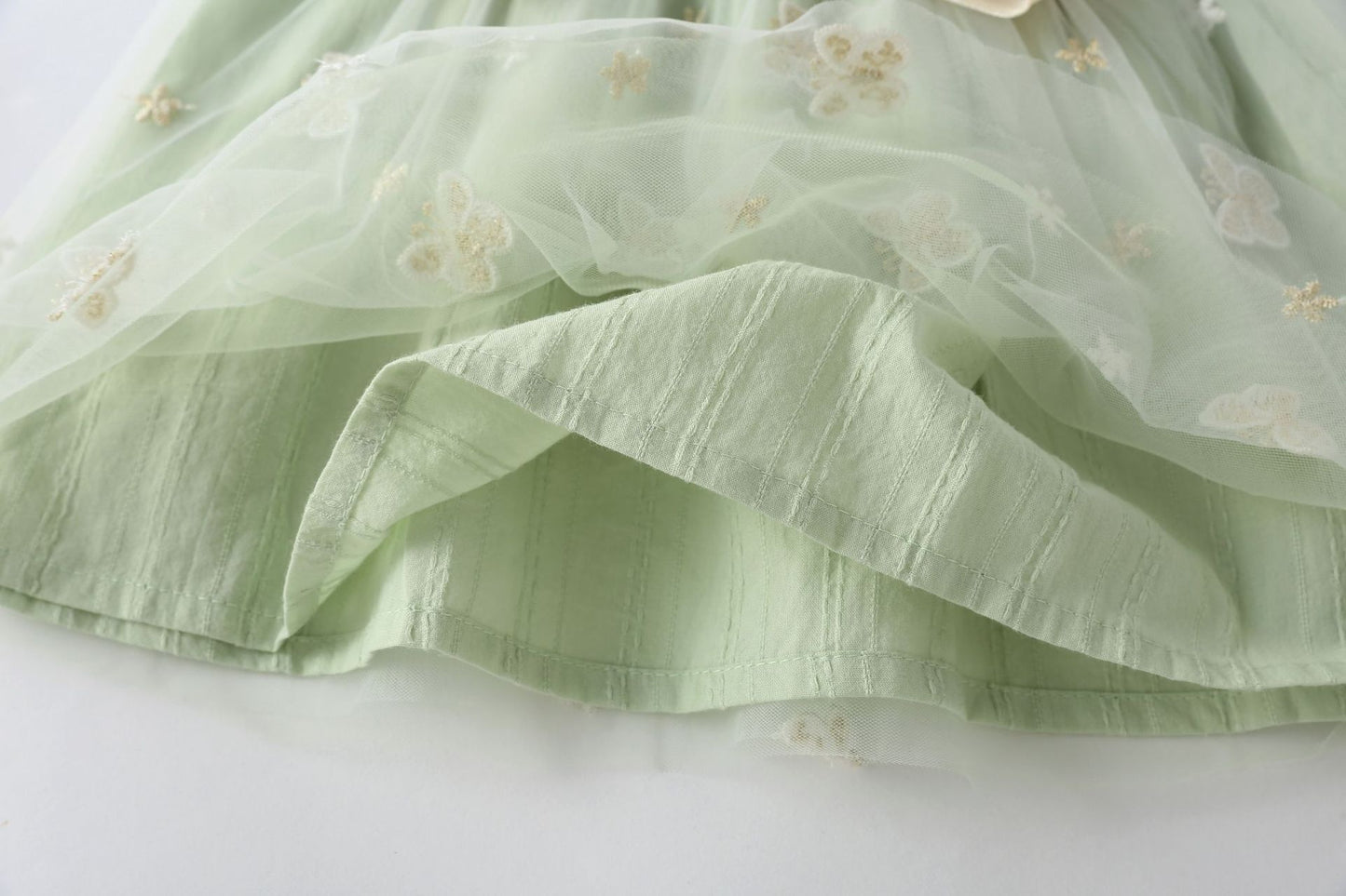 Children's Dress with Butterflies and Bow
