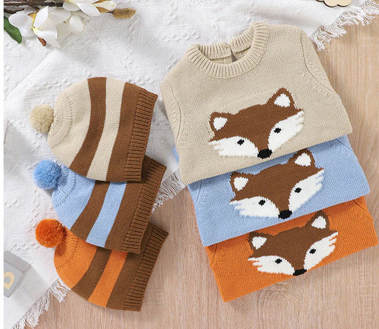 Children's Fox Knitted Blouse