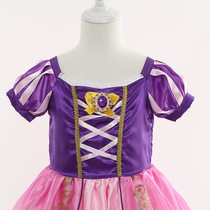 Pink Party Dress with Accessories