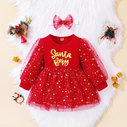 Vestido infantil Baby Stars 