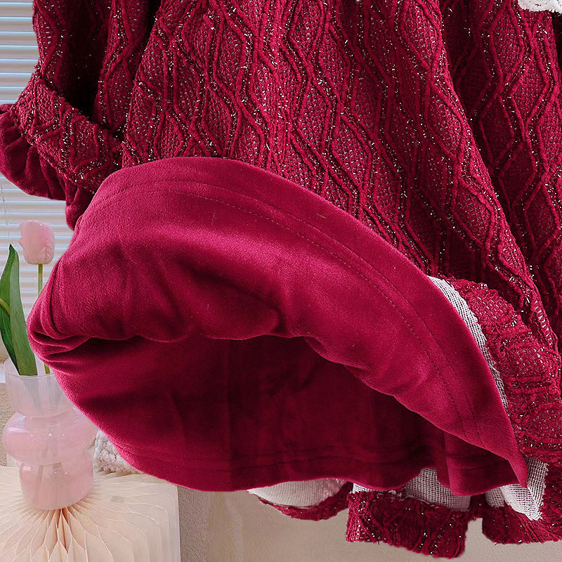 Children's Dress with Lace Detail