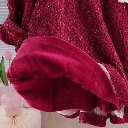 Children's Dress with Lace Detail