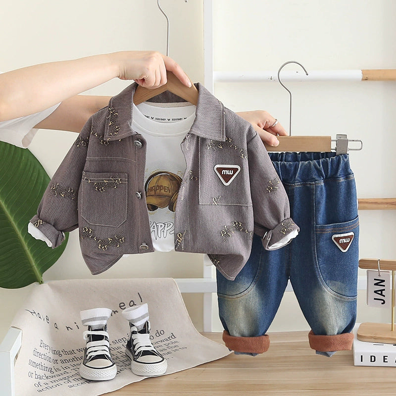 Boys' 3-Piece Set with Pockets