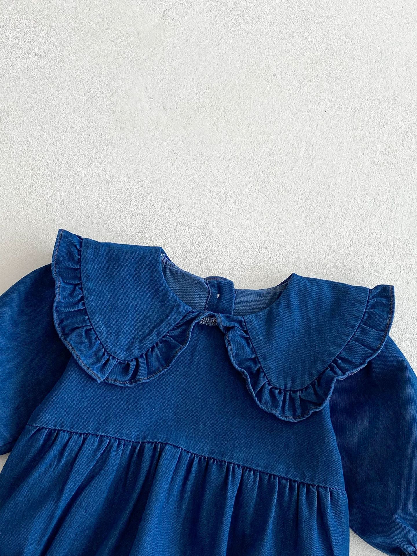 Body/ Denim Dress with Collar