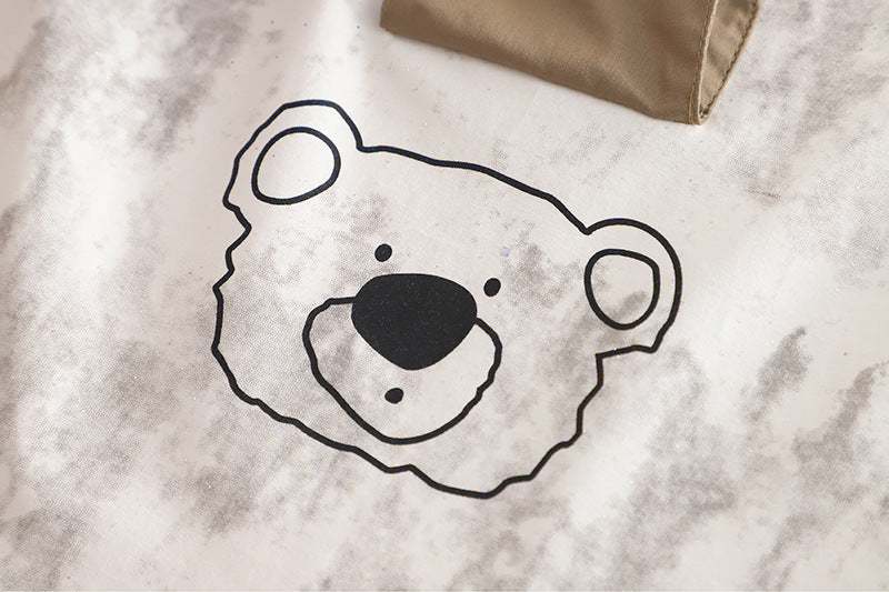 Children's Set with Teddy Bear and Pockets