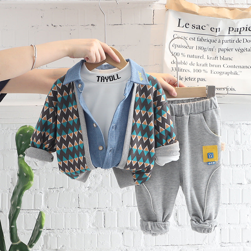 Conjunto de 3 piezas de invierno para niño 