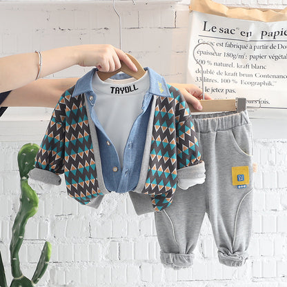Conjunto de 3 piezas de invierno para niño 