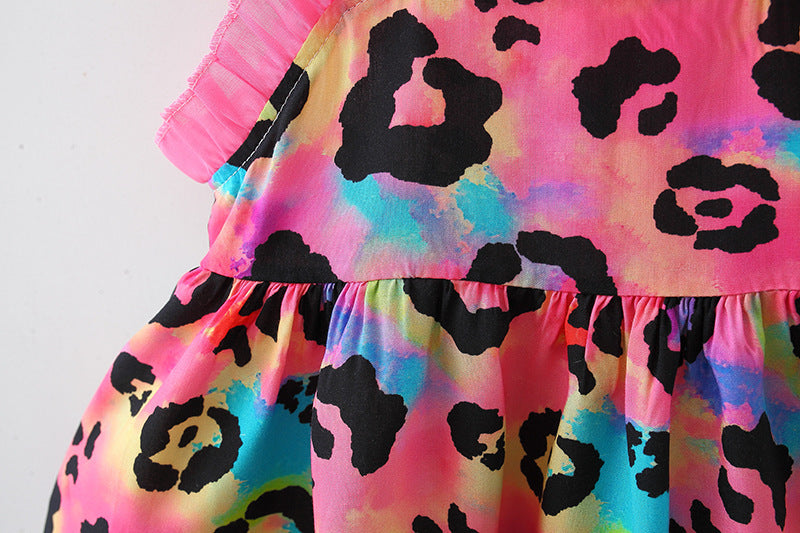 Floral dress with hat for girls