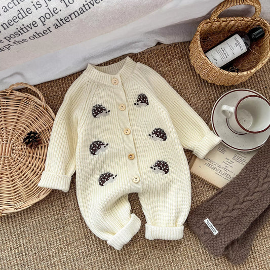 Children's Animal Knit Jumpsuit