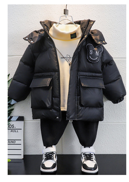 Children's Puffer Coat Teddy Bear