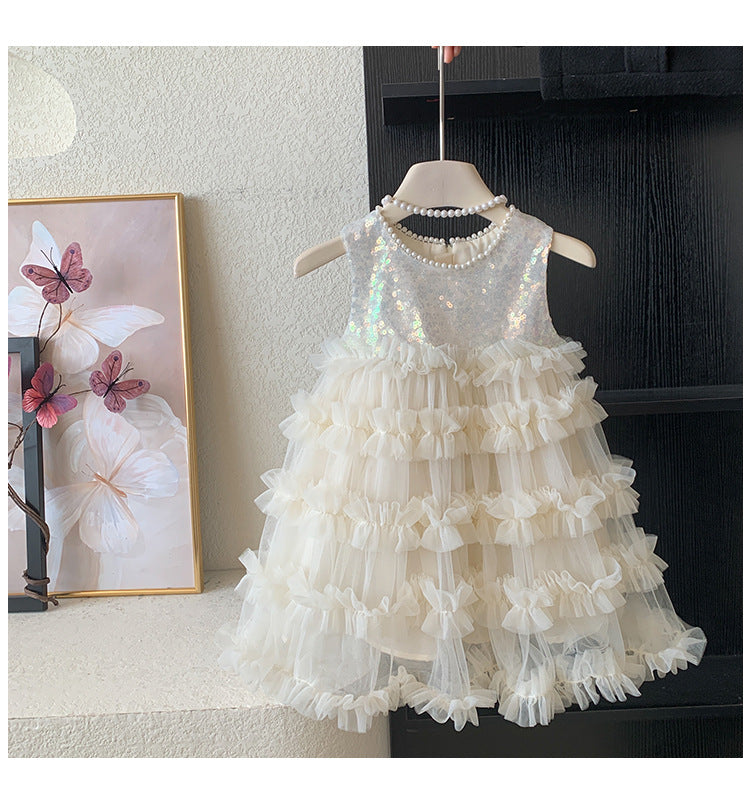 Shiny Tulle Children's Dress