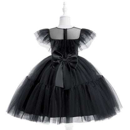 Vestido de tul plisado para niña 