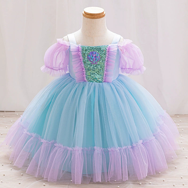 Children's Sequined Tulle Dress