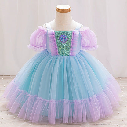 Children's Sequined Tulle Dress