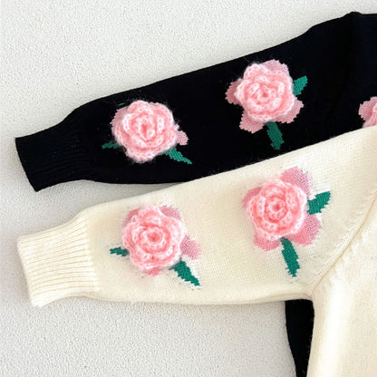 Mussi Winter Floral Knit Children's Set
