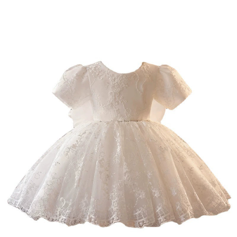 White Lace Party Dress