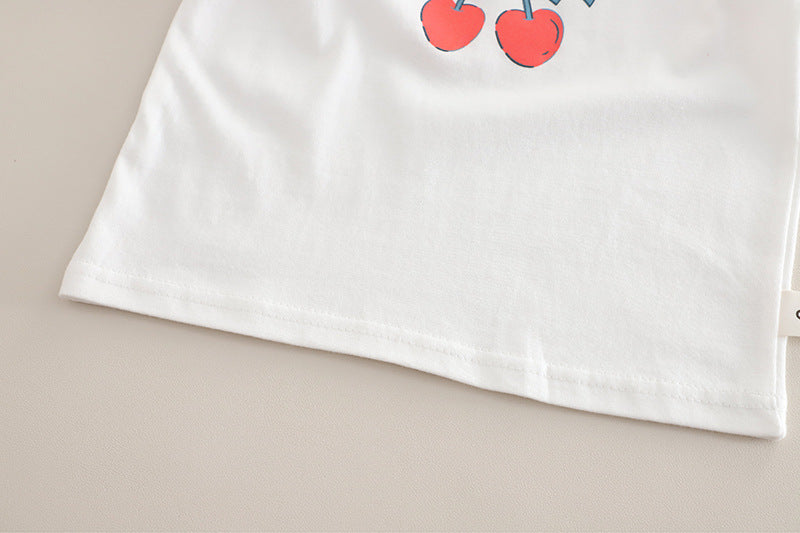 Children's 3-Piece Set with Cherry Print