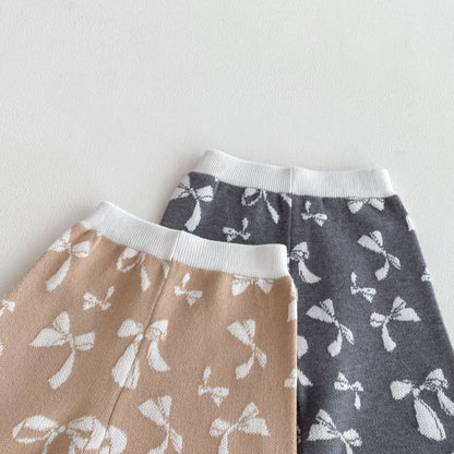 Children's Winter Outfit with Bows