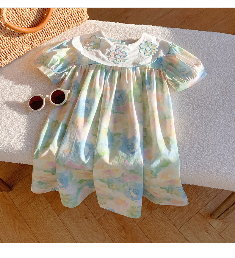 Children's Summer Flower Dress