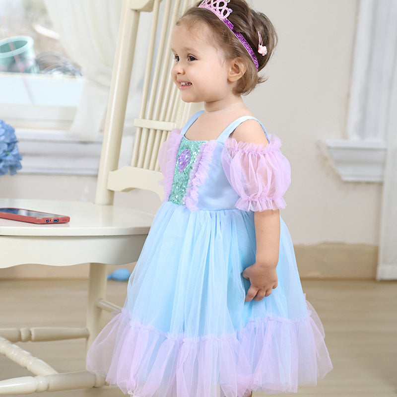 Children's Sequined Tulle Dress