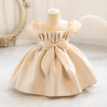 Children's Party Dress with Bow