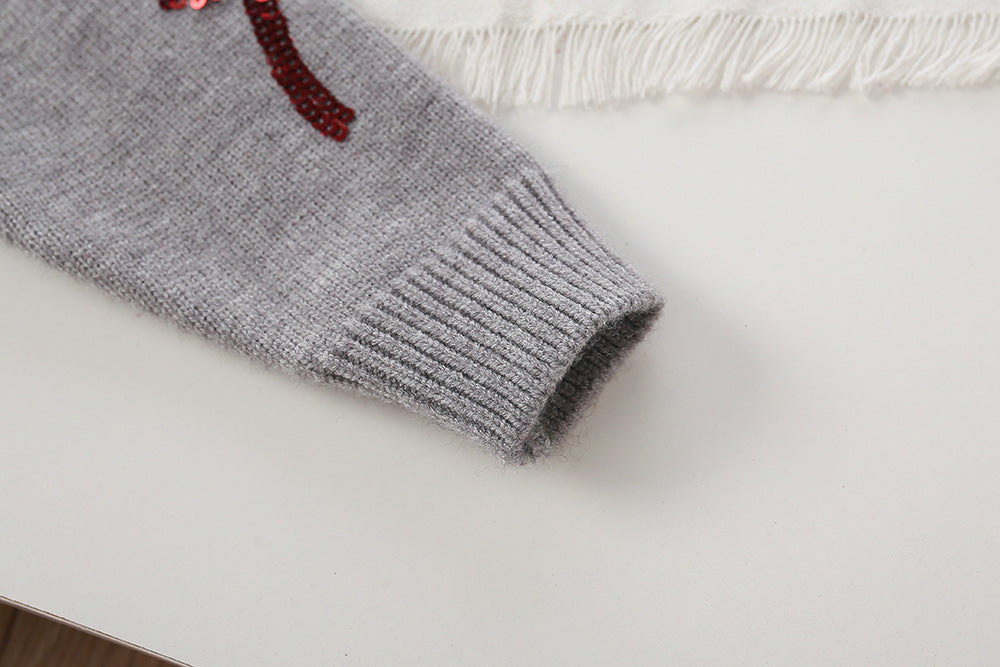 Children's Set: Sweater with Bows and Skirt
