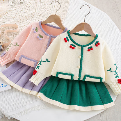 Conjunto de cerezas para niñas 