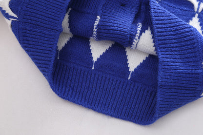 Boys' 3-Piece Set with Knitted Vest