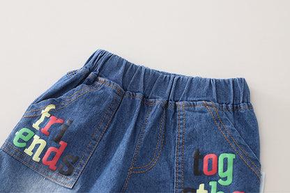 Boys' Outfit with Animals and Jeans