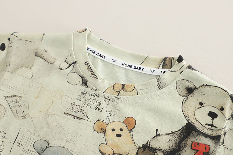 Boys' Bear and Jeans Outfit