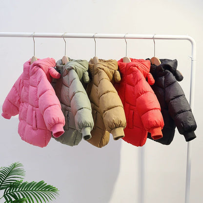 Children's Padded Jacket with Hood