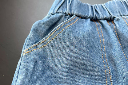 Men's Children's Set Stripes and Jeans