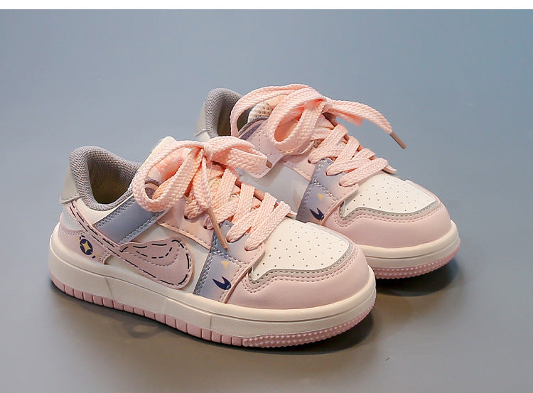 Modern Children's Sneakers with Laces