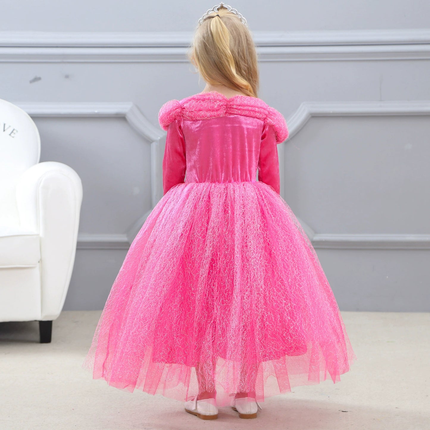 Pink Butterfly Party Dress
