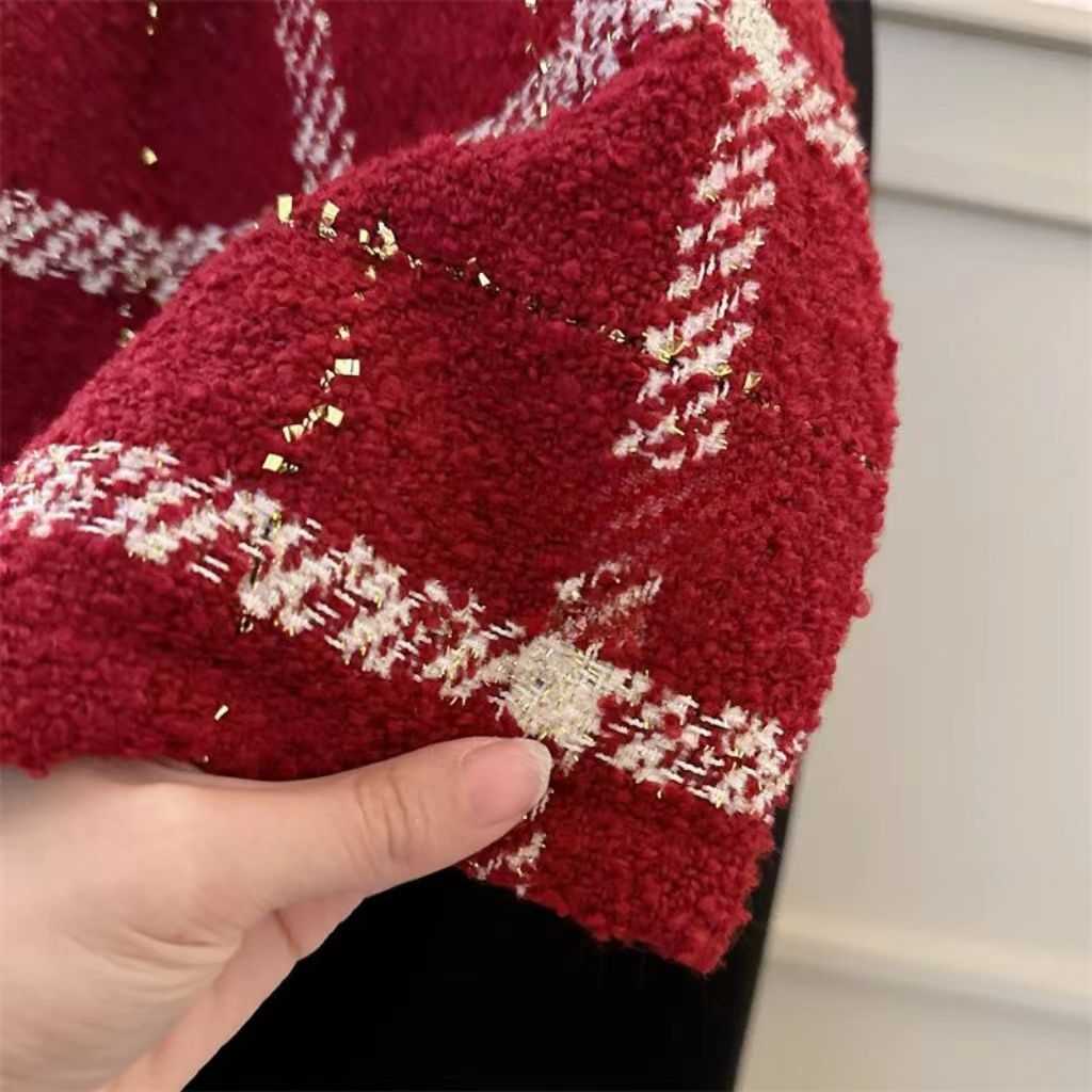 Red Plaid Children's Dress